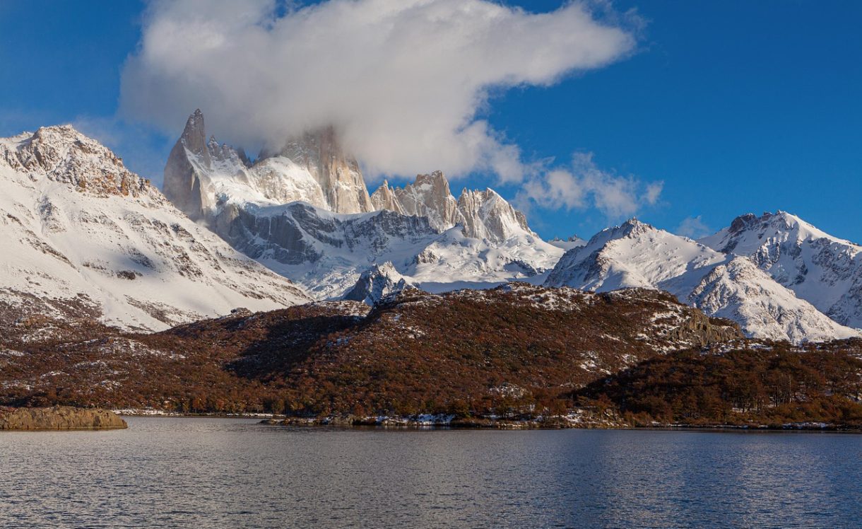 el chalten, fitz roy, mountains, snow, lake, water, shore, cloud, sky, peak, summit, patagonia, argentina, nature, landscape, mountains, lake, lake, cloud, cloud, cloud, cloud, patagonia, patagonia, argentina, argentina, argentina, argentina, argentina, landscape